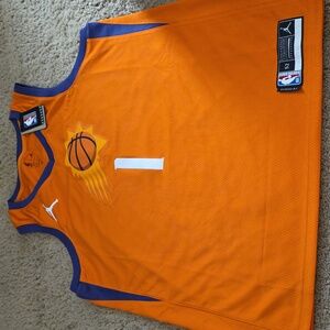 Nike Phoenix Suns Devin Booker Orange Basketball Jersey Size XL